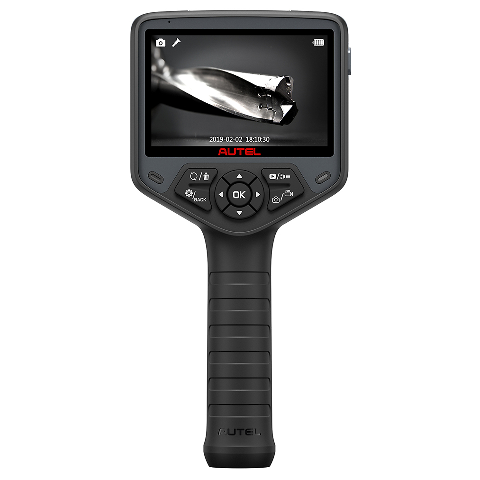 Autel MV480 Digital Videoscope — 8.5mm Dual-Camera, 4.1in. LCD Display, 39.4in. Cable, 2600mAh Battery, Model# MV480